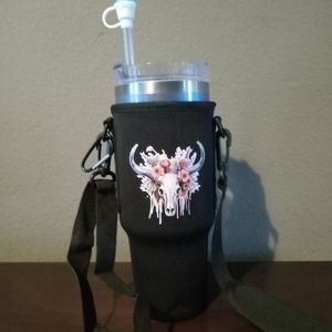 Stanley carrier with cow skull detail